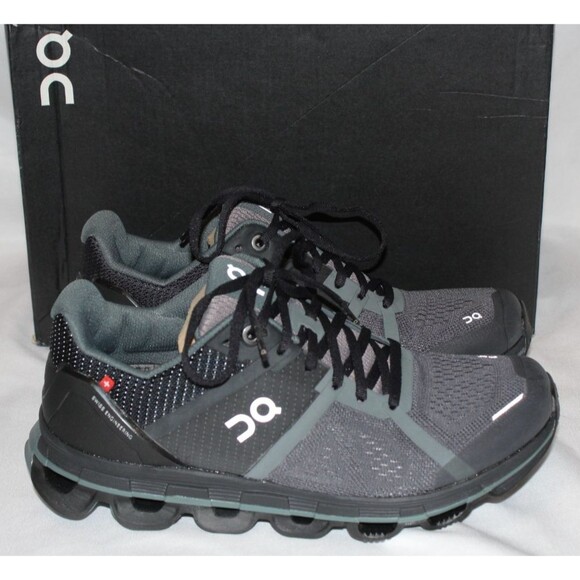 NIB ON CLOUD WOMEN'S CLOUDACE RUNNING ATHLETIC SNEAKERS GRAPHITE OLIVE 7 NIB - Picture 1 of 7